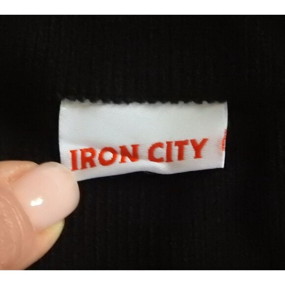 PIttsburgh Brewing Company Black w/ Flannel Corduroy Button Up Shirt Men's Small - Picture 5 of 6